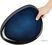 Olympia JK242 Luna steengoed borden driehoekig middernachtblauw 275x210mm (6 stuks) 3
