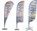 Syna Beach Flag Fiber Wind/Drop Medium - BFF-M