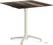 Feros 110151277 X Cross - In hoogte verstelbaar zand tafelonderstel + Tropical Wood HPL Tafelblad 70x70 cm