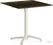 Feros 110151477 X Cross - In hoogte verstelbaar zand tafelonderstel + Riverwashed Wood HPL Tafelblad 70x70 cm