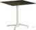 Feros 110151677 X Cross - In hoogte verstelbaar zand tafelonderstel + Midnight Marble HPL Tafelblad 70x70 cm