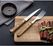 Olympia steakmessen | rvs & houten heft | 21,5cm | C136 6