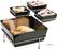 Vierkante melamine kom Float 19cm zwart | GF097 2