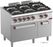 Gasfornuis 6 Branders - Elektrische Convectie-Oven GN 1/1 - Neutrale Kast - Diamond G7/6BFEVA11-N