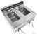 Combisteel Friteuse Tafel 2X12L 2X6Kw | 7455.0940 3