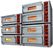 Elektrische pizza oven | 2 Kamers (3+3 kW) | 430x430xh100mm | PIZZA-QUICK/43-2C | Diamond 2