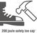 Unisex veterschoenen | zwart | maat 36 | Lites Safeway | A844-36 5