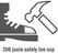Unisex veterschoenen | zwart | maat 38 | Lites Safeway | A844-38 7
