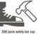 Unisex veterschoenen | zwart | maat 40 | Lites Safeway | A844-40 7