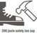 Unisex veterschoenen | zwart | maat 44 | Lites Safeway | A844-44 7