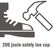 Unisex veterschoenen | zwart | maat 45 | Lites Safeway | A844-45 7