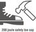 Unisex veterschoenen | zwart | maat 47 | Lites Safeway | A844-47 5