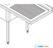 Maxima Spoeltafel - 200 X 70 cm - Aanvoer Vaatwasser Links - incl. 2 Wasbakken - 09394003 2