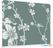 Syna Scheidingswand Textiel 200-150 Dubbelzijdig Abstracte Japanse Bloesem Groen - ZWSE200-150SSK-DSI10