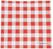 Chefstore.nl Fiesta Composteerbare Rode Gingham Vetvrije Vellen - 250x250mm (Pakket 200) - HY780