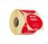 HENDI 850671 Voedselveiligheidsstickers, multifunctioneel, eenvoudig verwijderbaar, “EERST GEBRUIKEN”, , Rood, 500 st., ⌀50mm