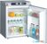 Absorptie koelkast - 60 liter - 220V - 12V - butaan - zilvergrijs - uitneembaar rooster - 2 deurbakken - Exquisit FA60G 1