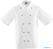 Whites Chicago unisex koksbuis korte mouw wit XL | DL711-XL