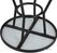 Bolero Marston Ronde Buitentafel Zwart 700mm - DX986 4