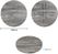 Bolero Rond Melamine Tafelblad Essenhout Effect Voorgeboord 60cm - Bolero FT292 6