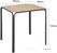 Bolero HZ354 Santorini Vierkante Polywood Tafel 700mm 5