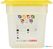 Cambro JN517 Safetrak IML polypropyleen voedselopslagbak 1/6 GN 150 mm 8
