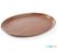 Hendi Dienblad Mahonie - Ovaal 200x265 mm - antislip - Woodform - 507568 4