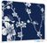 Syna Scheidingswand Textiel 200-150 Dubbelzijdig Abstracte Japanse Bloesem Blauw - ZWSE200-150SSK-DSI8