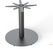 Feros 1310113120 Urban - Dining tafel frame zwart + Moonstone HPL Tafelblad Ø120 cm 2