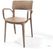Wing Stoel sand beige Stapelbare Stoel plastic - 50923 - veba 50923