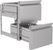 Ladenset | 2 lades (1/2) | Pro Line | Soft closing | Combisteel 7489.0522 2