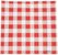 Rood Gingham vetvrij papier | 25x25cm | CL657