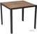 Bolero vierkante stalen en acaciahouten tafel 80x80cm | DS152