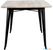Bolero HZ808 Bistro Eettafel Mangohouten Blad Zwarte Poot 1450mm 2