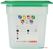 Cambro JN514 Safetrak IML polypropyleen voedselopslagbak 1/4 GN 150mm 10