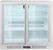 Arktic 236918 Backbar koelkast met schuifdeuren, , 150L, Zilver, 220-240V/160W, 900x520x(H)840mm
