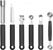 Hendi Decoratieset 6 delig zwart PP greep |856291