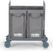 Linnenzakwagen Procart 62, 2 x 125 liter, Combisteel 7048.0005 3