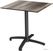 X Cross Terrastafel Zwart Frame + Tropical Wood HPL 70x70 cm - Essentials 110031277