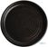 Olympia Canvas ronde borden met smalle rand zwart 18cm | FA316