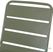 HZ818 Bolero Amalfi Gelat Staal Stoel Olijfgroen (4 stuks) 3