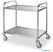 Hendi Serveerwagen 2 bladen chroomstaal 910x590x950 mm |810002