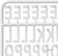 Syna Set van Witte Plastic Letters voor Letterbord Zwart - LEB-LHEAD 4