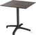 X Cross Terrastafel Zwart Frame + Midnight Marble HPL 70x70 cm - Essentials 110031677