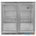 AlFresco Outdoor Backbar koeler - volledig RVS - 2-deurs - deurslot - LED-verlichting - ventitator - 0 tot 10 ℃ - elektronische thermostaat - Husky C2AF-HS-STEEL 1