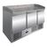 Gastro-Inox RVS Werkbank Met 3 Deuren & Marmer Werkblad, Geforceerd Gekoeld, Gastro-Inox 202.008 1