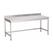 Gastro-Inox RVS Werktafel Zonder Onderblad, Met Achteropstand, 800(l)x700(d)x850(h)mm, Gastro-Inox 311.176 1