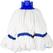 Jantex Microvezel Mop Hoofd Blauwe Streep 150g - HX250