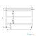 Werktafel met 2 schappen | 240cm breed | RVS | Combisteel | 7812.0331 2