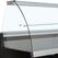 Diamond Gekoelde Vitrinetoonbank Gebogen Ruit Geventileerd met Reserve ZWART - MA30/B5-R2V 2